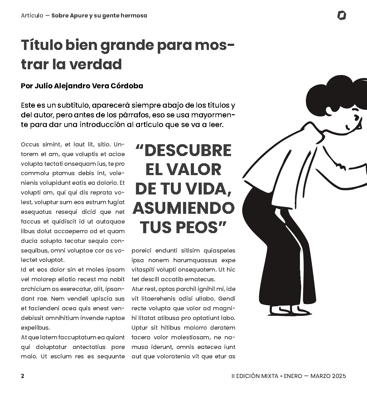 Portada Ser humano leyendo un libro en un entorno natural, ilustración en blanco y negro.